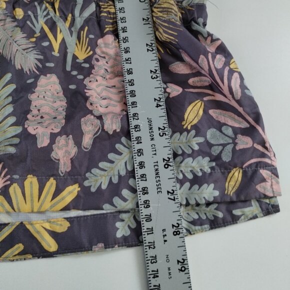North Face Fanorak Hooded Jacket Woodland Floral Large Pockets Travel Casual - Picture 10 of 11